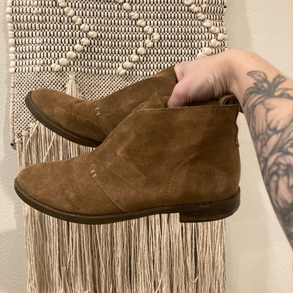 Brown Suede Chelsea Boots